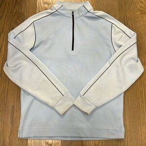 Foot Joy Men’s light blue half zip shirt medium